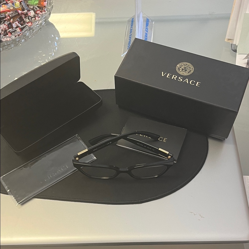 Versace Elegant Black Women's Glasses